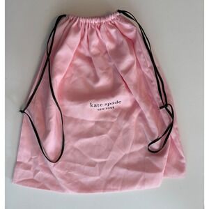 Kate Spade New‎ York Pink Dust Bag Drawstring Storage Travel 18"x17"